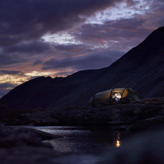Primus Micron Gas Lantern for Camping with Flashlight 360 Lumens