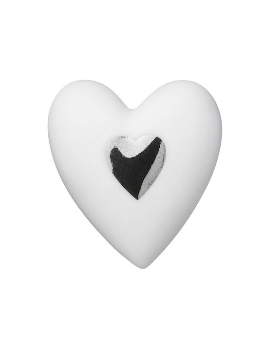 Raeder Decorativă Inima din Ceramică 3.5x5.5cm 1buc