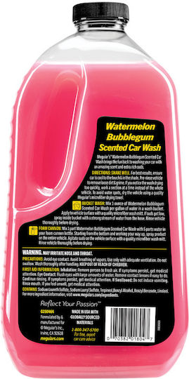 Meguiar's Meguiar's Wassermelone Kaugummi Autoshampoo mit Aktivschaum pH-Wert-Neutral 1L