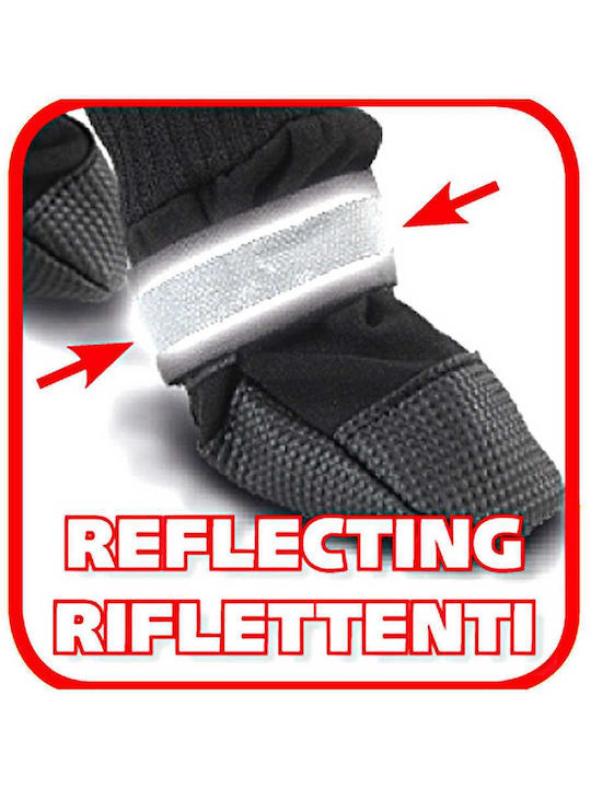 Ferplast Protective Shoes Dog Large Black 2 pieces in Black Color