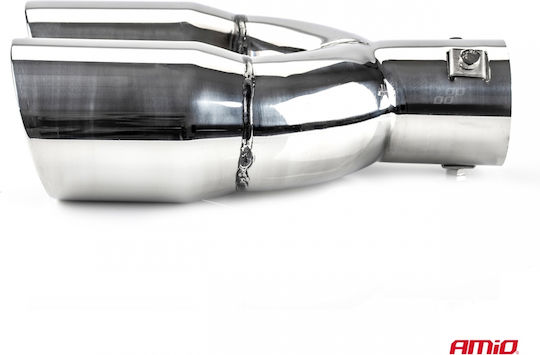 Amio Stainless Steel Exhaust Tip Mt 022 Chrome Amio-02646