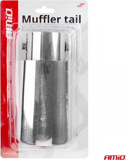 AMiO Exhaust Muffler Universal 37-54 mm
