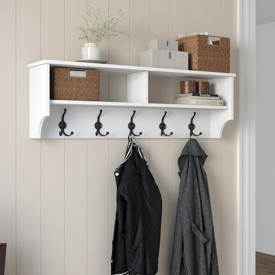 Asir Group Стенна окачалка 5 Слотове 120x22.2x37.2см 1бр