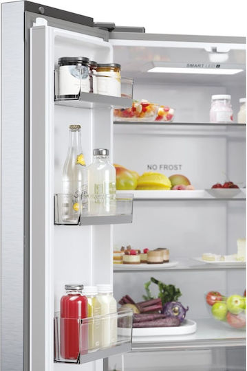 Haier Ψυγείο Ντουλάπα 446lt NoFrost Υ190xΠ70xΒ67.5εκ. Inox HFR5719ENMG
