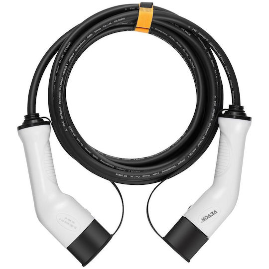 Vevor Electric Car Three-phase Charging Station Cable 5m Type 2 - Type 2 OBDDCCD22KW5MCAXZV0