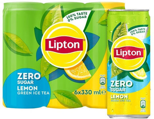 Lipton Леден чай Лимон Без Газировка & Захар в Кутия 6x330мл