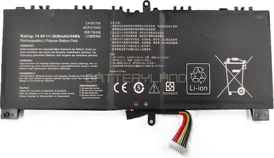 Батерия за Лаптоп C41n1709 Asus 4 Клетки 14.8v 54wh