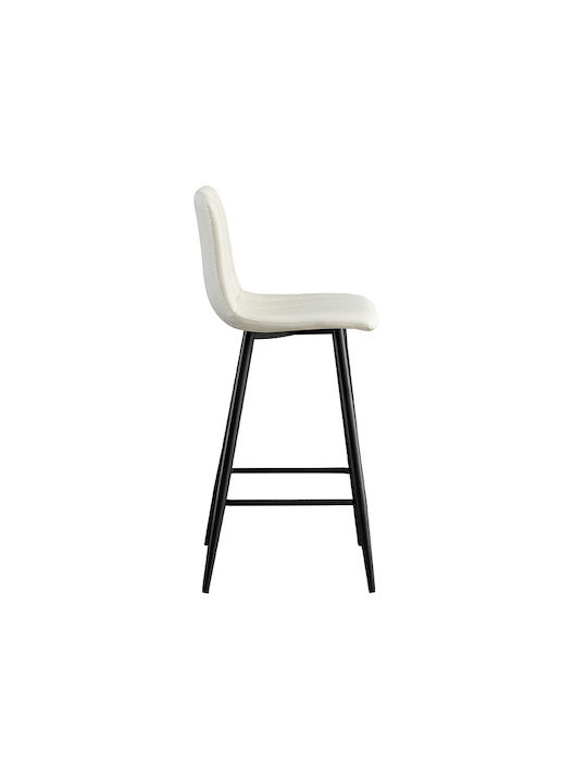 Nero Sessel mit Fußhocker Schwarz 47x49x72cm
