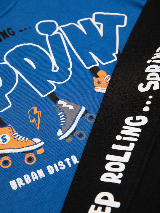 Kids Sweatpants Set Blue 2pcs