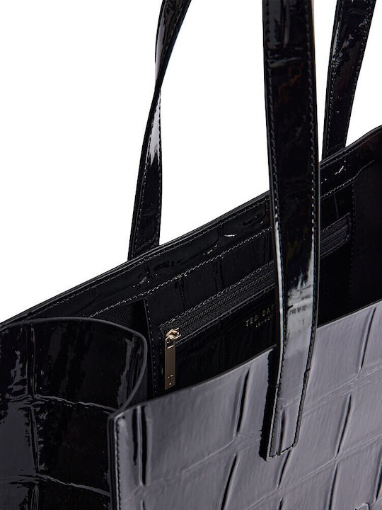 Croccon Damentasche Schultertasche Schwarz