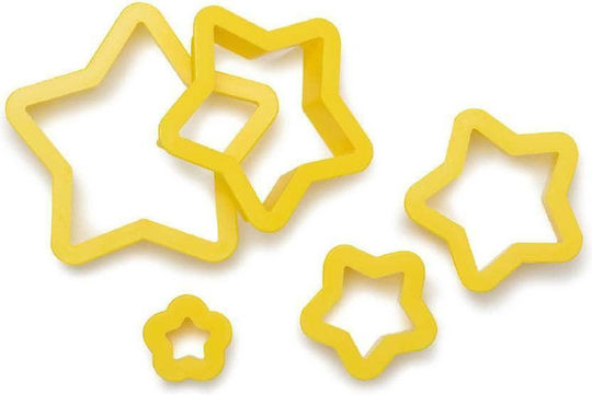 Decora Plätzchenausstecher Sterne Plastik 5Stück