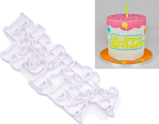 Cake Land Happy Birthday Cookie Cutter Plastic