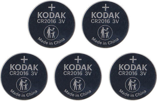 Kodak Ultra Batterien Lithium für Uhren CR2016 3V 5Stück