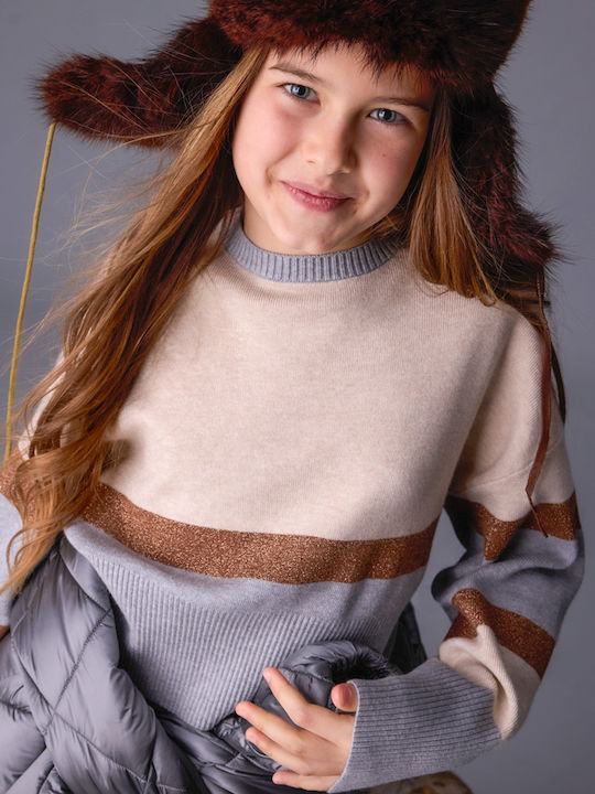Kids' Sweater Long Sleeve Silver