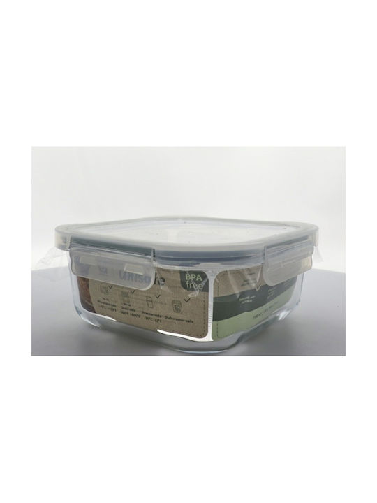 Uniglass Glass Lunch Box Transparent 1100ml