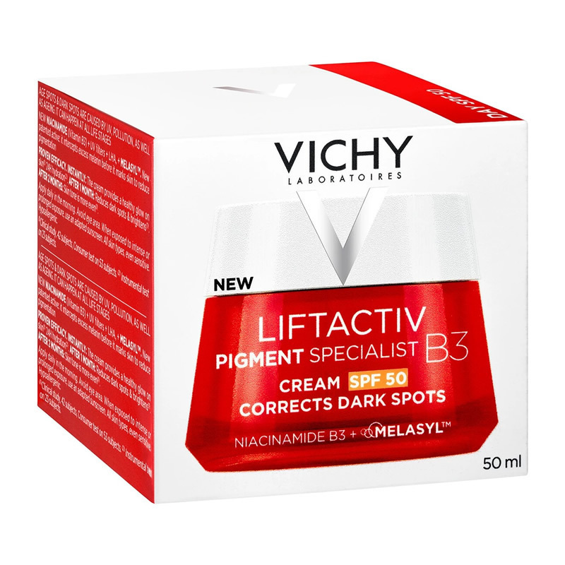 Vichy Liftactiv B3 Anti-Dark Spots 48ωρη Κρέμα Προσώπου Ημέρας με SPF50 για Ενυδάτωση, Αντιγήρανση & Πανάδες με Υαλουρονικό Οξύ & Νιασιναμίδη 50ml