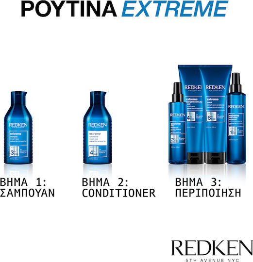 Redken Extreme Σαμπουάν Αναδόμησης/Θρέψης για Ξηρά Μαλλιά Μαλλιά 300ml
