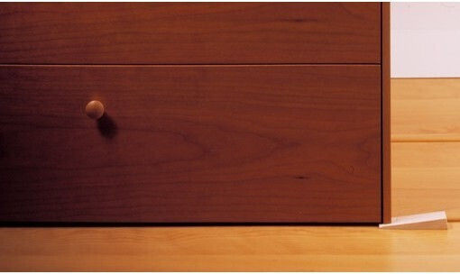 Wedge Plastic Door Stopper Brown