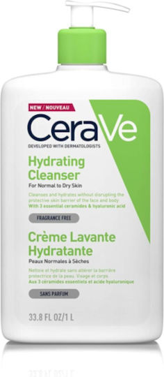 CeraVe Hydrating Cleanser Cream Cleansing Face 1000ml