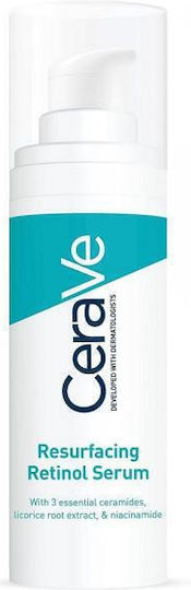 CeraVe Resurfacing Retinol Αντιγηραντικό Serum Προσώπου με Ρετινόλη & Νιασιναμίδη για Λεύκανση & Ακμή 30ml