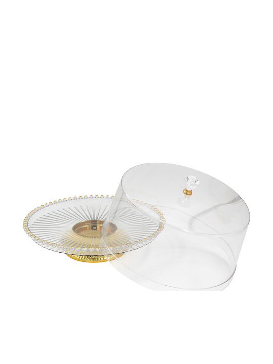 Keskor Cake Stand Gold 31x31x19cm