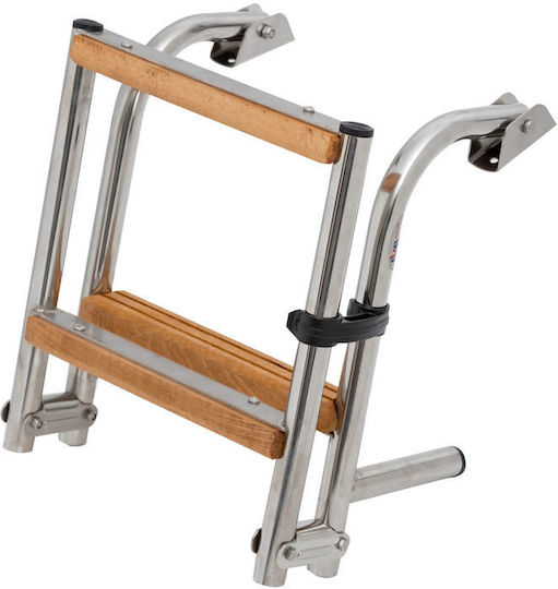 Eval Bootsleiter mit 4 Stufen Klappleiter mit 4 Stufen 86x26cm