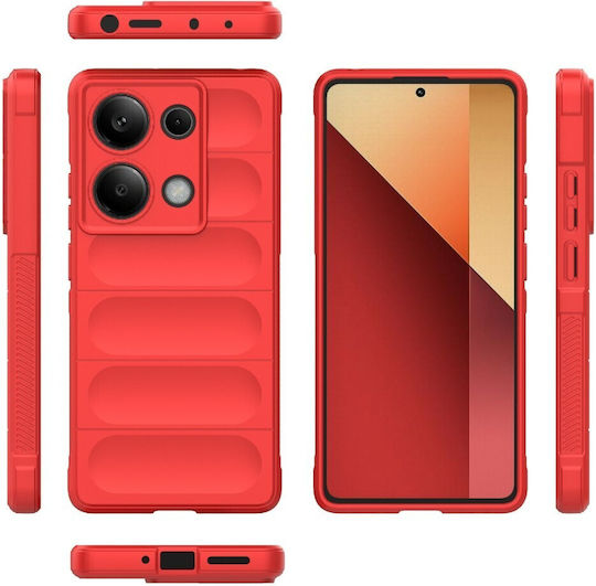 Magic Shield Back Cover Σιλικόνης Κόκκινο (Redmi Note 14S)