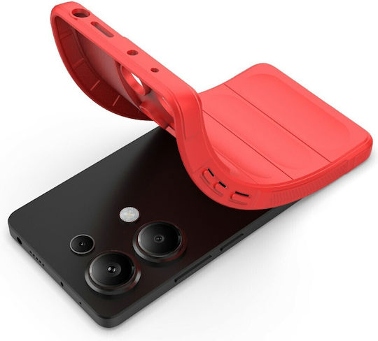 Magic Shield Back Cover Σιλικόνης Κόκκινο (Redmi Note 14S)