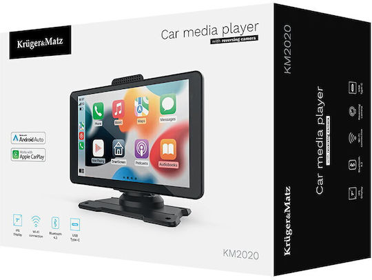 Οθόνη Αφής 7" για Ταμπλό Αυτοκινήτου Dodge Charger με Bluetooth/USB/Apple-CarPlay