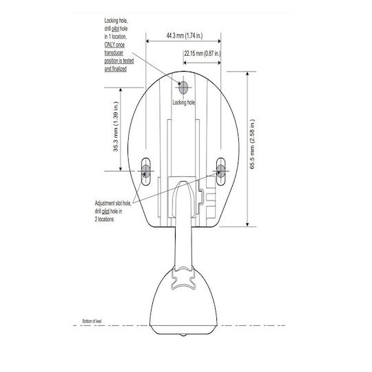 Raymarine Boat Depth Sensor