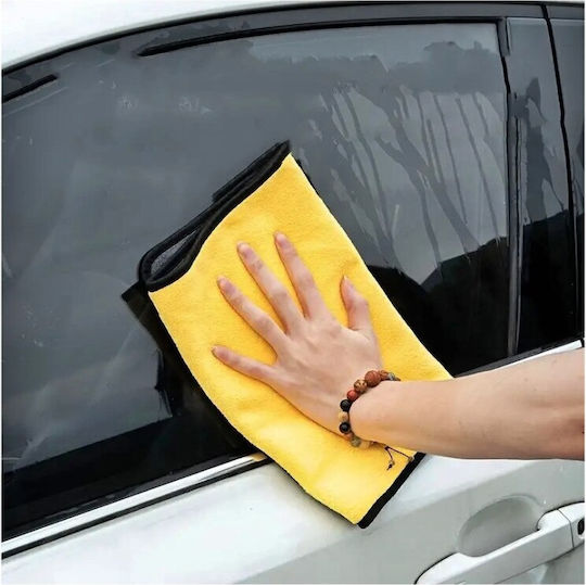 Mikrofaser-Auto-Tücher Gelbe 40x40cm