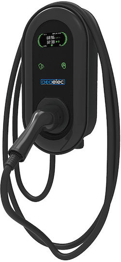 Aca Wall Mounted Single Phase 7.4kW Charging Station with Built-in Cable Type 2 (AEAWA007T1)