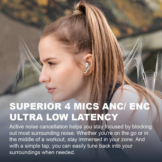 Sonic Gear Dual Mode Earpump XP2 In ear Bluetooth хендсфри Слушалки с Устойчивост на Пот и Кутийка за Зареждане Obsidian