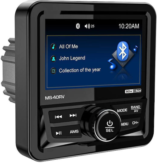 Bizzar Boat Sound System 4x Waterproof with USB / AUX / Bluetooth