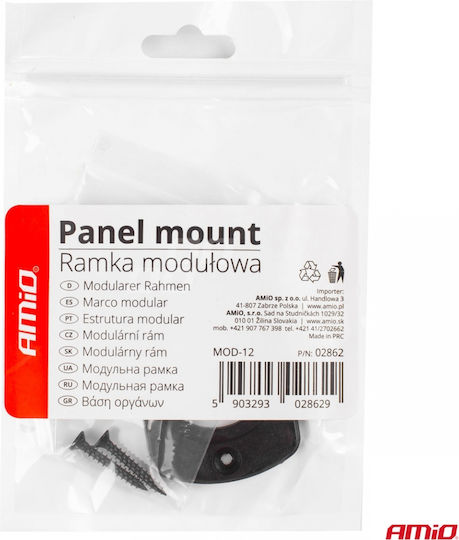 AMiO MOD-12 Car Dashboard Single Instrument Mount 30mm