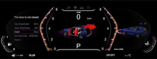 Cadence Ψηφιακό Όργανο Head Up Display Αυτοκινήτου για τοποθέτηση στο Ταμπλό