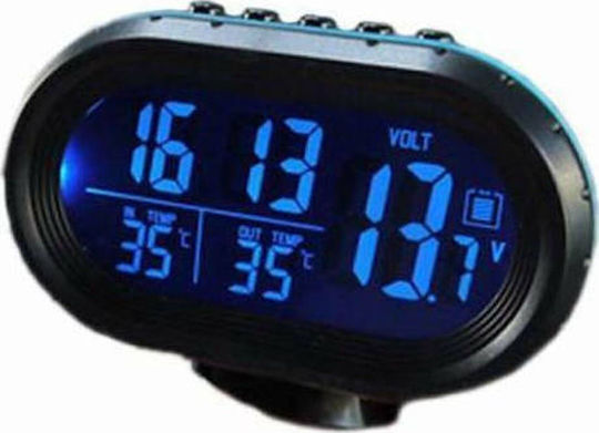 Rchang Car Voltmeter, Thermometer and Clock Digital Instrument