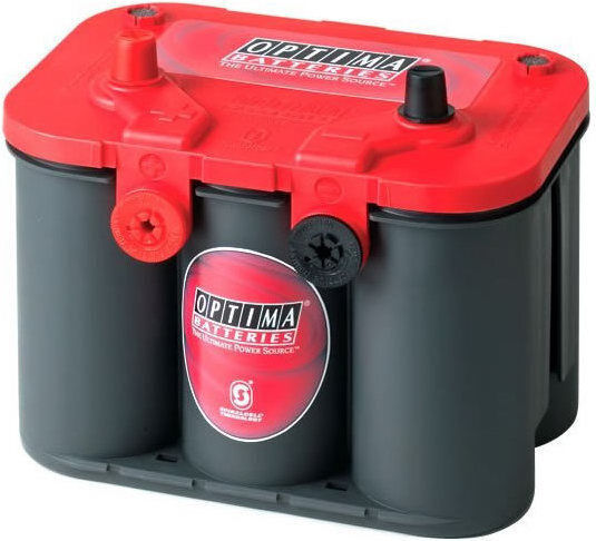 Optima Μπαταρία Αυτοκινήτου Red Top U 4.2 με Χωρητικότητα 50Ah και CCA 815A
