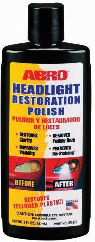 Abro Headlight Restoration Polish Lichid Curățare a Farurilor Auto 237ml
