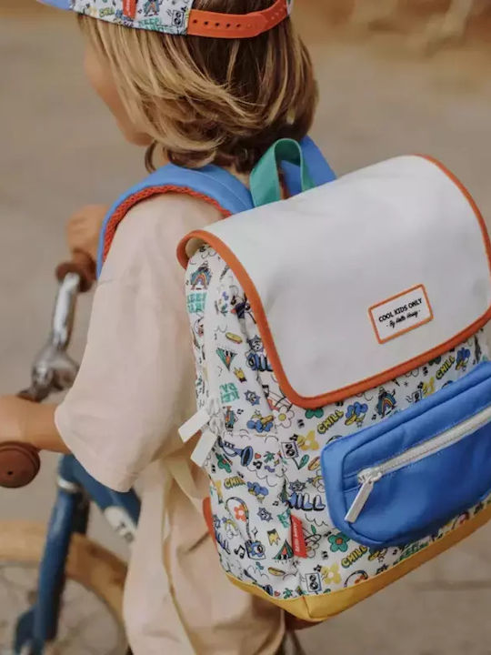 Hello Hossy School Backpack Kindergarten Multicolour 30 x 12 x 39cm