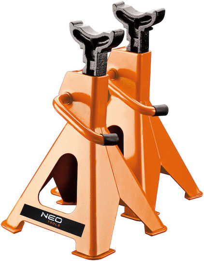 Neo Tools Σετ Τρίποδα Στήριξης Οχημάτων με Δυνατότητα Ανύψωσης έως 2 Τόνους