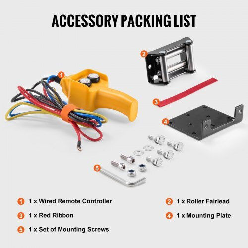Vevor Winch Electric 4x4 Car Winch 12V with Towing Capacity 907kg