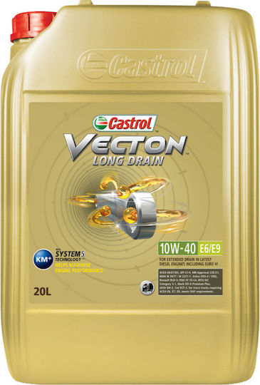 Castrol Vecton Long Drain Συνθετικό Λάδι Αυτοκινήτου 10W-40 20lt