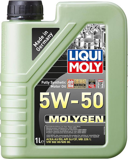 Liqui Moly Molygen Synthetic Car Oil 5W-50 1lt