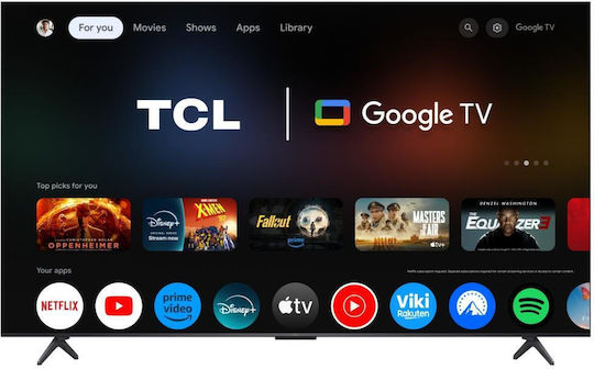 TCL Смарт Телевизор 75" 4K UHD Mini LED 75Q6C HDR (2025)