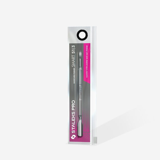 Staleks Cuticle Pusher Smart 51 Type 3 Ps-51/3 Wide Round Pusher & Nail Cleaner