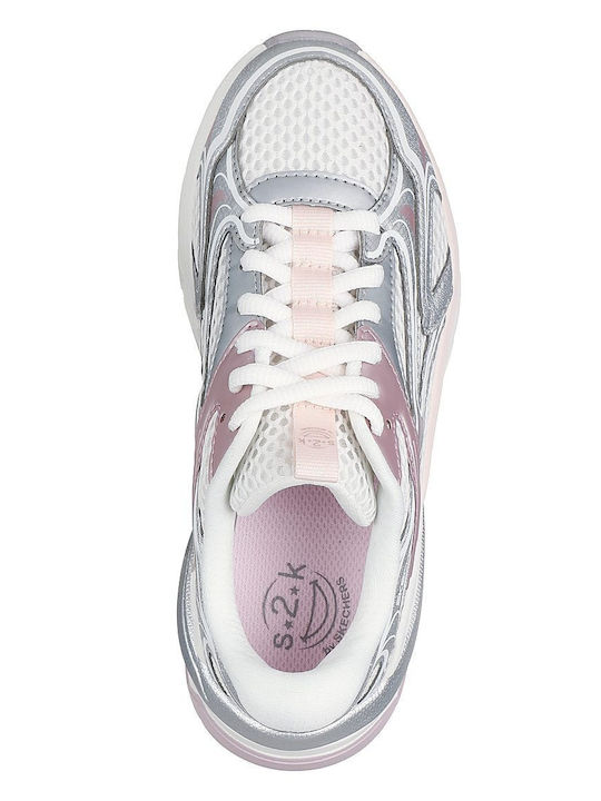 Skechers Παιδικά Running Ασημί