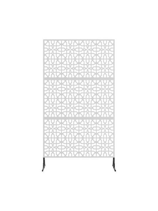 vidaXL Raumteiler Metall mit 1 Paneel 100x180cm