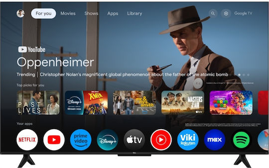 TCL Смарт Телевизор 50" 4K UHD QLED 50T69C HDR (2025)