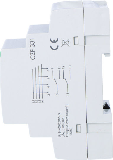F&F Electric Panel Meter Analog Rail CZF-331